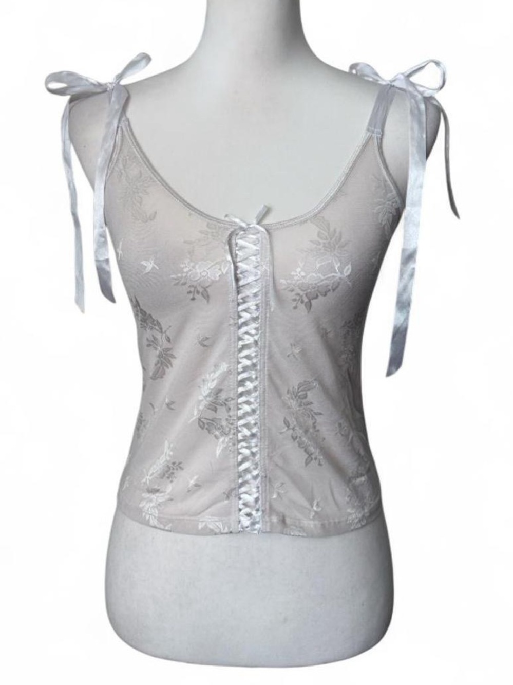 Rampage Lace Corset Cami Top